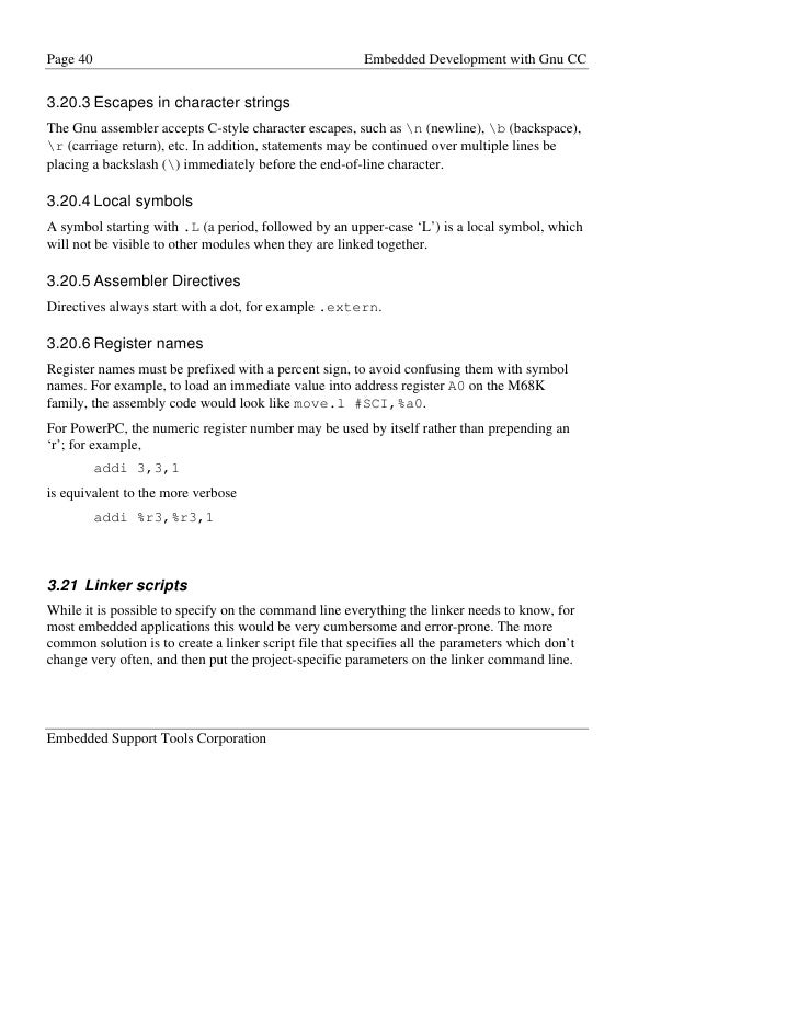 E Book Linux G C C X G C C The Gnu C C Language System
