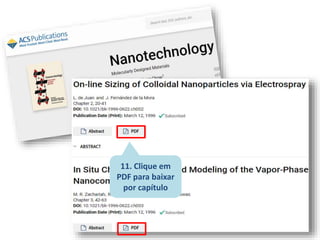 11. Clique em
PDF para baixar
por capítulo
 