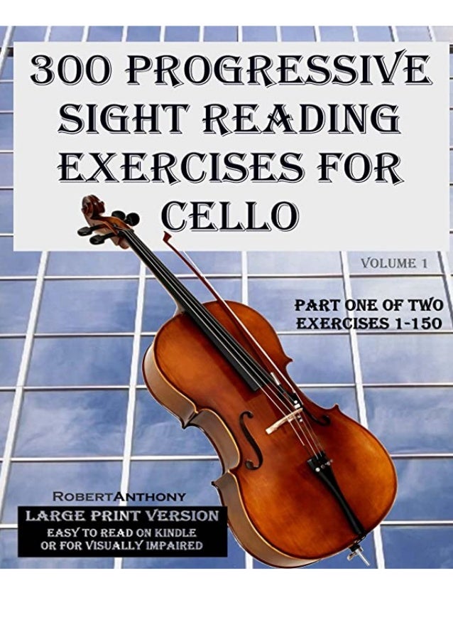 E Book Pdf 300 Progressive Sight Reading Exercises For Cello Large Pr
