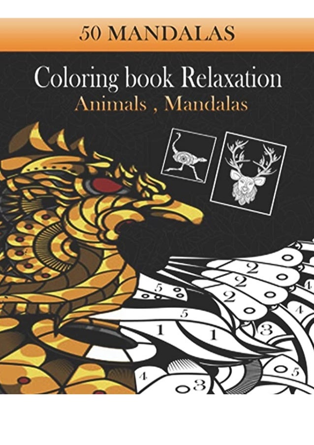 Download E Book Pdf 50 Mandalas Coloring Book Relaxation Animals Mandalas Co