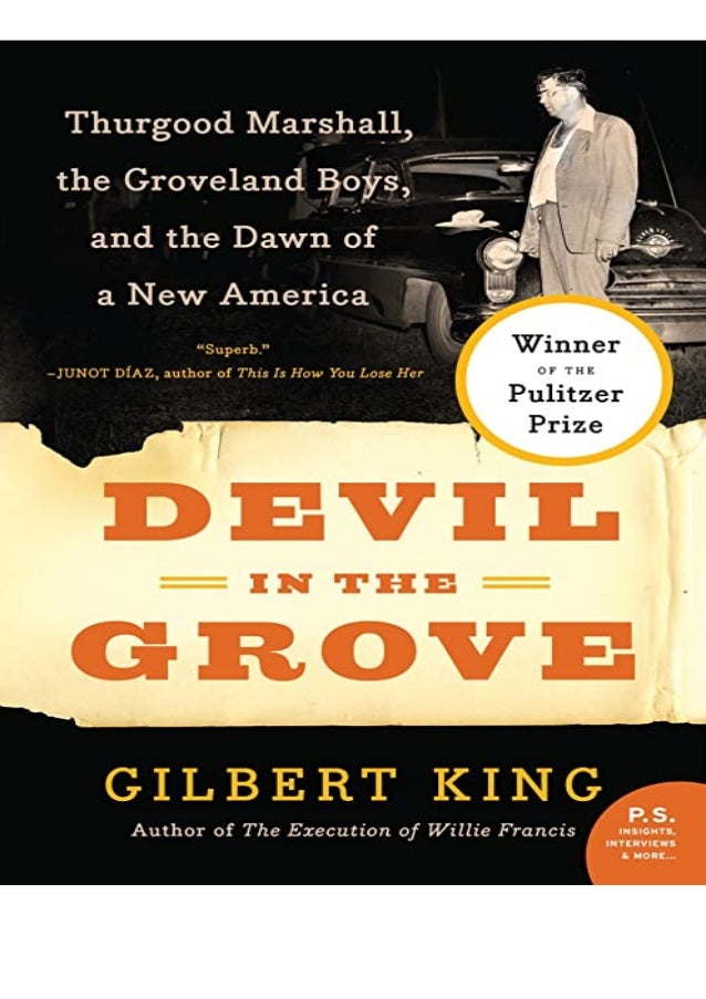 E Book Pdf Devil In The Grove Thurgood Marshall The Groveland Boys