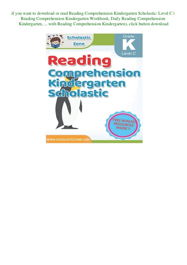 E Book Pdf Reading Comprehension Kindergarten Scholastic Level C Rea E Book Pdf Reading Comprehension Kindergarten Scholastic Level C Rea