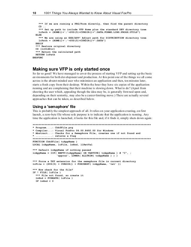 E book visual foxpro