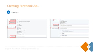 29
Chapter 03- How to Create Facebook Lead Generation Ads
…and by…
Creating Facebook Ad…
8
 