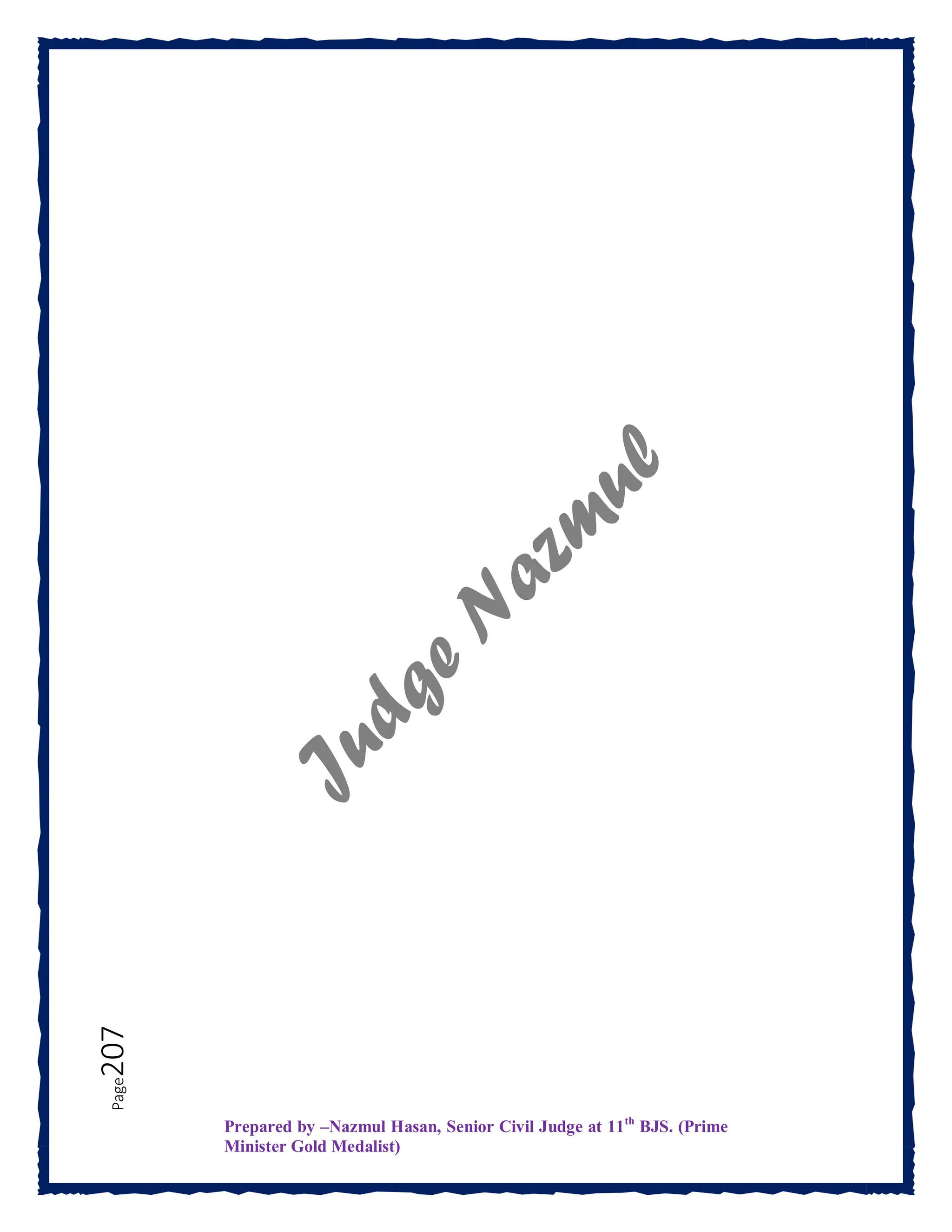 Prepared by –Nazmul Hasan, Senior Civil Judge at 11th
BJS. (Prime
Minister Gold Medalist)
Page
207
 