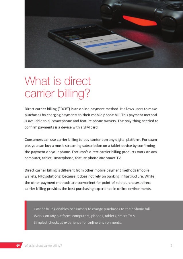 Direct Carrier billing