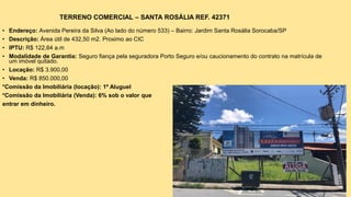 APARTAMENTO RESIDENCIAL MONTE SERRAT – SALTO/SP
• Endereço: Condomínio MONTE SERRAT - Rua Jurista Carlos
Moraes Andrade, A...