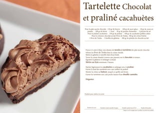 Carnet de recettes 14 recettes au chocolat