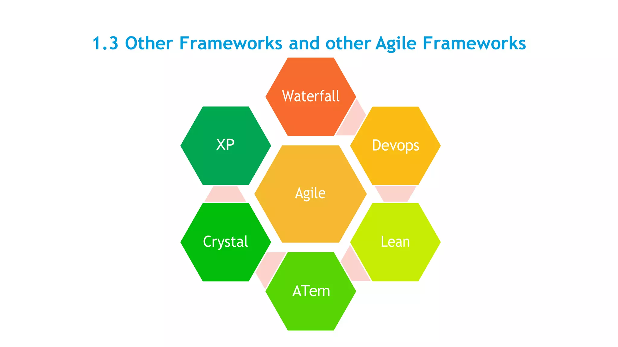 1.3 Other Frameworks and other Agile Frameworks
Devops
ATern
 