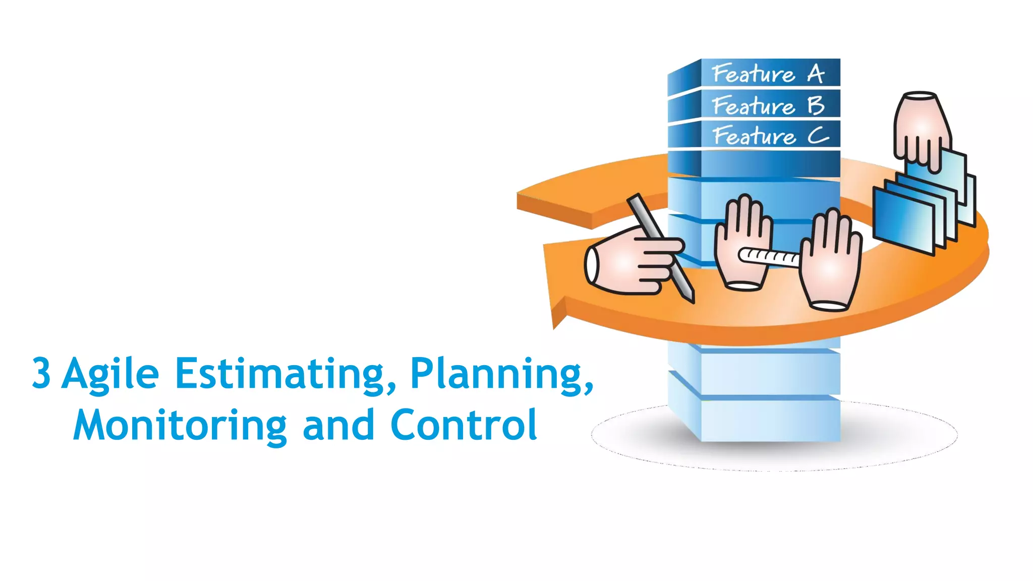 3 Agile Estimating, Planning,
Monitoring and Control
 