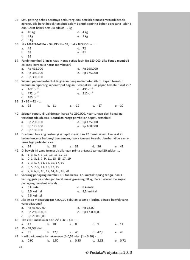 Soal Tpa Ebook Soal Tpa Ebook