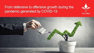 From defensive to offensive growth during the
pandemic generated by COVID-19
 