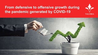 From defensive to offensive growth during
the pandemic generated by COVID-19
 