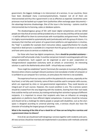 E-Government closer to the people 