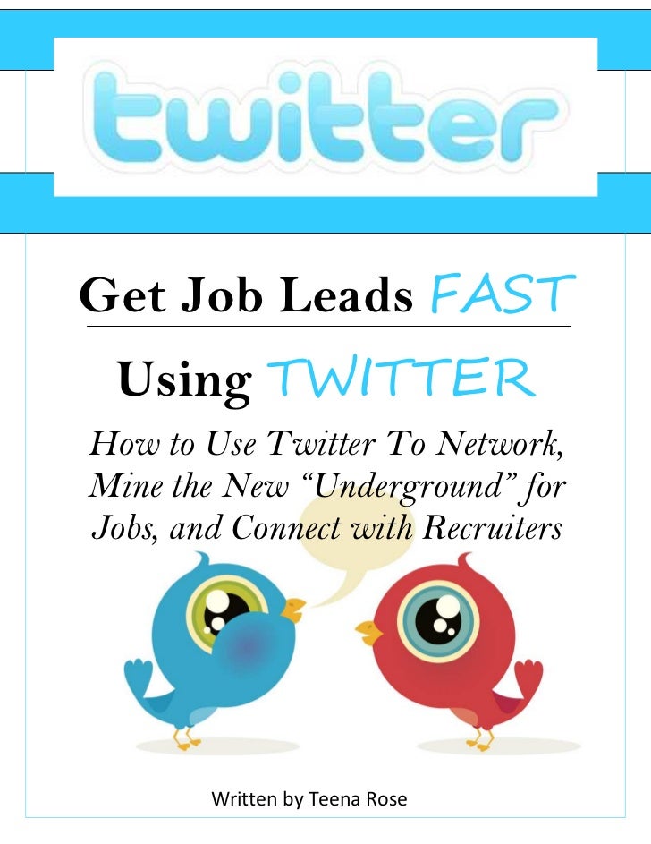 how to get job leads