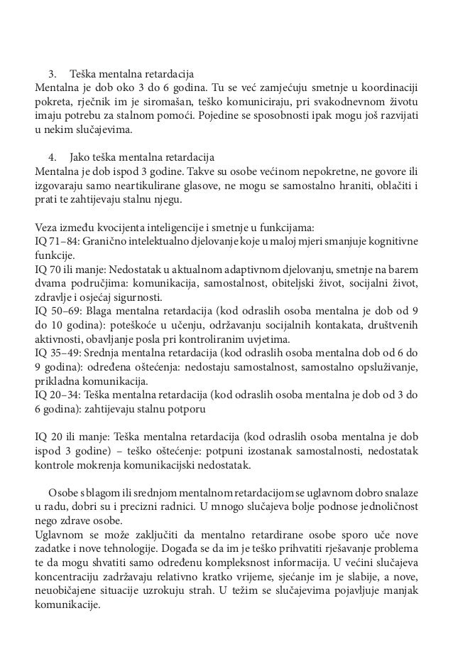 upoznavanje nekoga s mentalnim oštećenjem