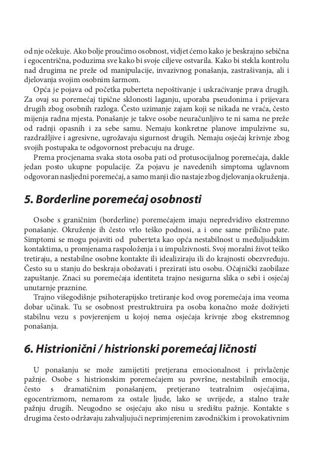 upoznavanje osobe s poremećajem izbjegavanja osobnosti