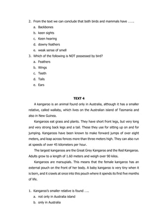Kumpulan Teks dalam Bahasa Inggris