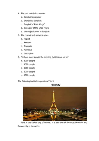 Kumpulan Teks dalam Bahasa Inggris