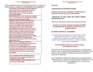 Indice de Enfermedades Ganoderma Lucidum                    Indice de Enfermedades Ganoderma Lucidum
                              (Gano Cafe 3en1)                                            (Gano Cafe 3en1)

Como suplemento para que pacientes del cáncer realcen su     personas:
supervivencia y reduzcan la probabilidad de la metástasis.
      La aplicacion de Ganoderma puede realzar la            contaminación por productos tóxicos,
      supervivencia de los pacientes del cáncer,
      esta ventaja de la supervivencia se ha                 trastornos del proceso metabólico resultando de un
      demostrado para un número de glucan                    consumo excesivo de carne y de proteínas,
      comparable BRM'S.
      Específicamente, uso de Lentinan en ventaja
                                                              infecciones de otras partes del sistema (hígado,
      en 1, 2, 3 y 4 años en un ensayo seleccionado
                                                             articulaciones, etc.).
      al azar del control (Taguchi 1987).
      Sizofilan dado junto con la quimioterapia
      realzó la supervivencia de los cánceres                Todo eso contribuye a dañar los vasos sanguíneos.
      cervicales independientes de etapa en un
      ensayo controlado seleccionado al azar                  Cuando una reacción alérgica acompaña la flebitis,
      anticipado (Inoue et el al. 1993) realzó                la coagulación de las plaquetas puede llevar a un
      perceptiblemente supervivencia (P < 01) en                                 bloqueo arterial.
      los pacientes del cáncer de pulmón (Honma
      1982) y mejoró la supervivencia de cinco               EL REISHI CONTRA EL ALZHEIMER:
      años de la cabeza y el cáncer del cuello a
      partir del 73.4 a 86.7% fue observado en
                                                             La enfermedad de Alzheimer es sobre todo un viejo
      otro estudio pequeño (Kimura et el al. 1994).
      Más apropiado para la comparación al                       desorden de la edad en el cual los individuos
      Ganoderma está quizás y PSK o PSP, que se                competentes se agitan, con pérdida profunda de
      administran oral.                                      requerir cognoscitivo continuado, cuidado completo
      Mitomi et el al. (1994) encontraron la                                de la función finalmente.
      supervivencia perceptiblemente mejorada y
      la supervivencia enfermedad-libre                           En los Estados Unidos es una de las causas
      (P=0.013) en la suplementación dada cáncer                             principales de muerte.
      colorectal resecada de PSK sobre tres años
      cuando estaba comparado al control en un               Actualmente, la opciónes de terapéuticas o el preservativo
      multicentro seleccionaron al azar ensayo               para el uso en la enfermedad de Alzheimer es limitado y los
      controlado.                                            mejores solo retardan el progreso de la enfermedad por
                                                             cerca de 40 semanas.
       En un modelo animal, Ganoderma se ha
       demostrado para prevenir con eficacia la
       metástasis (heces 1984)                               La investigación reciente ha descubierto la evidencia de la
       y estos resultados son comparables a los              inflamación en el cerebro de los pacientes de Alzheimer, hay
       de Lentinan (Suga 1994).                                 poca evidencia de la neurodegeneracion, uniforme en
                                                                                     pacientes la
 