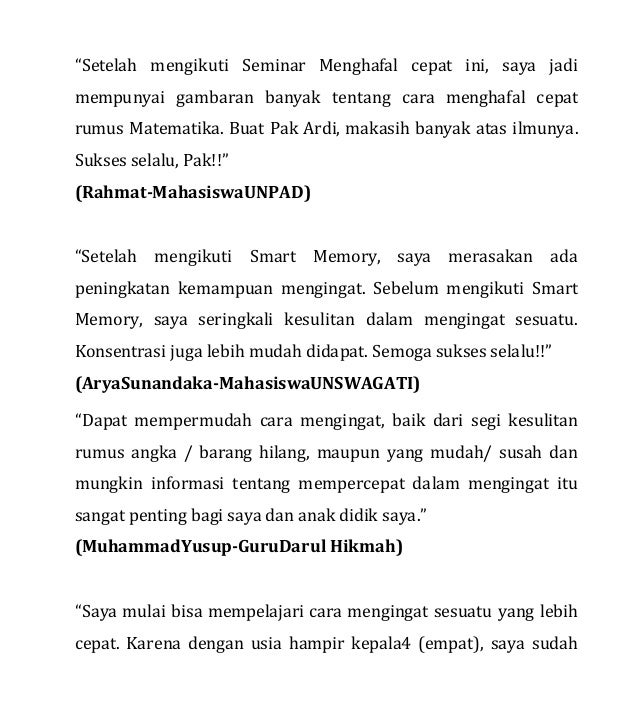 Cara Cepat Menghafal Pidato Sketsa