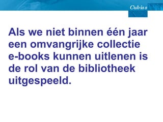 Baat het niet dan schaadt het niet! 