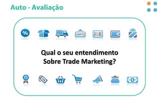 Qual o seu entendimento
Sobre Trade Marketing?
 