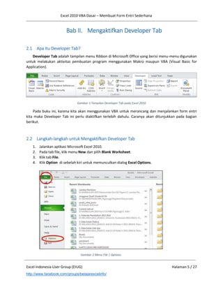 E book vba-excel dasar | PDF