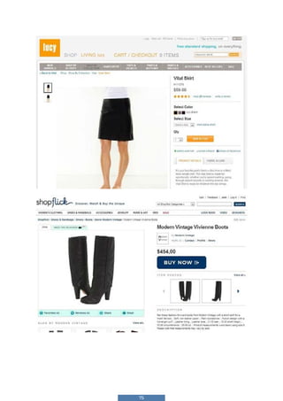 75
Hipótese 2: Cor do Botão de Compra
• Existem duas crenças no mercado: De que o botão de compra na cor verde
melhores resultados, pelo fato da cor estar associada a “siga”, ou que é necessário que o He
e o botão devam ser da mesma
*Mas nem sempre isso é verdade
 