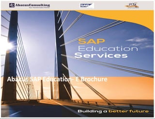 Abacus SAP Education- E Brochure
 