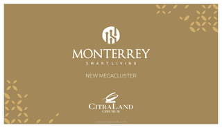 Brosur Rumah Cluster Monterrey Citraland Cibubur