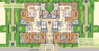 Ground Floor Plan




                    4 BHK + Family Lounge + Study + W
                    Sale Area
                    4600 sq. ft. (427.35 sq. mt. approx)
                    Carpet Area Including Balconies
                    3640 sq. ft. (338.16 sq. mt. approx)


                                                           12
 