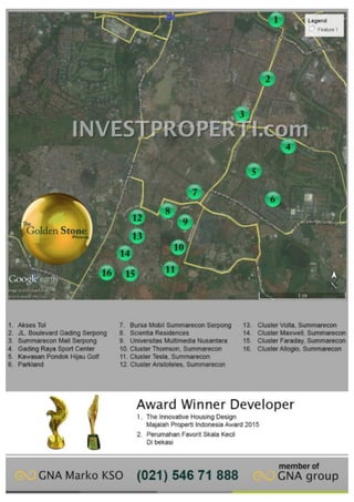 e-Brochure The Golden Stone Gading Serpong