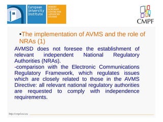 EUROPEAN UNION COMPETENCIES IN RESPECT OF MEDIA PLURALISM AND MEDIA ...