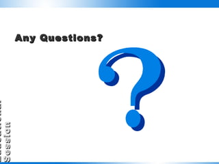 Any Questions? 