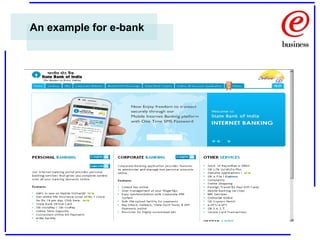 An example for e-bank

 