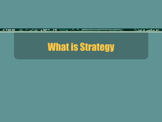 What is Strategy 