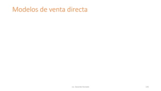 Modelos de venta directa
Lic. Eduardo Hurtado 135
 