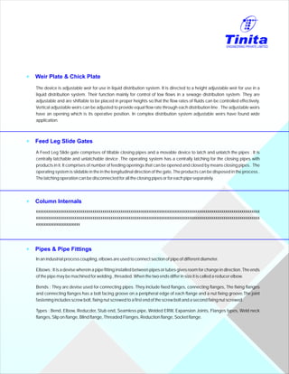 Tinita Engg Pvt. Ltd | PDF
