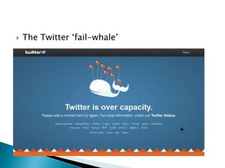 

The Twitter „fail-whale‟

 