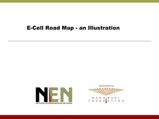 E-Cell Road Map - an Illustration
 