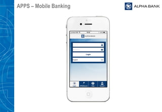 APPS – Mobile Banking
 