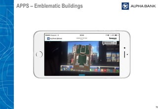 76
APPS – Emblematic Buildings
 