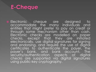 E cheques | PDF