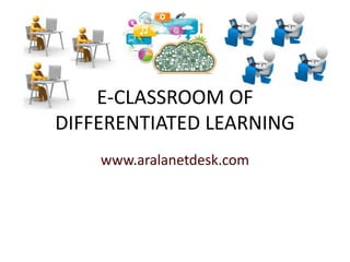 E-CLASSROOM OF
DIFFERENTIATED LEARNING
www.aralanetdesk.com
 
