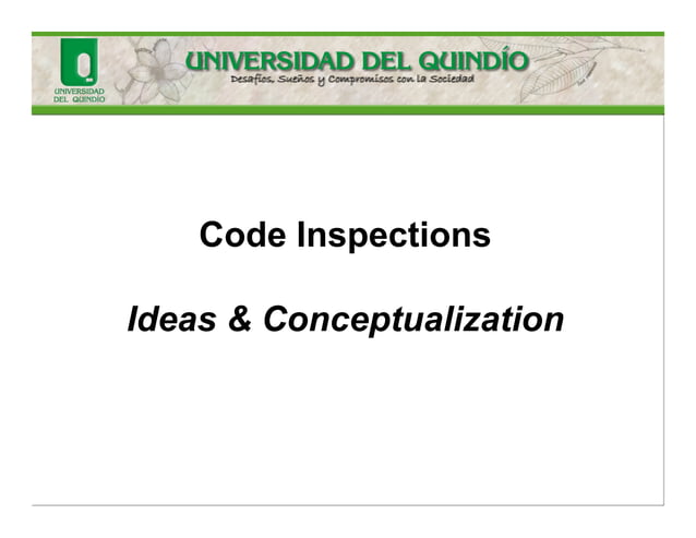 Code Inspection | PPT