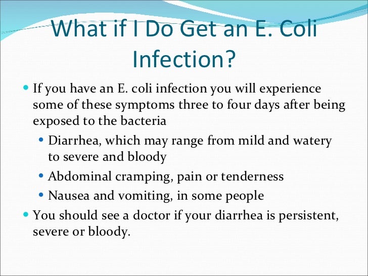 e coli e coli