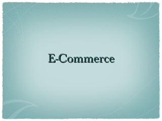 E-Commerce 
