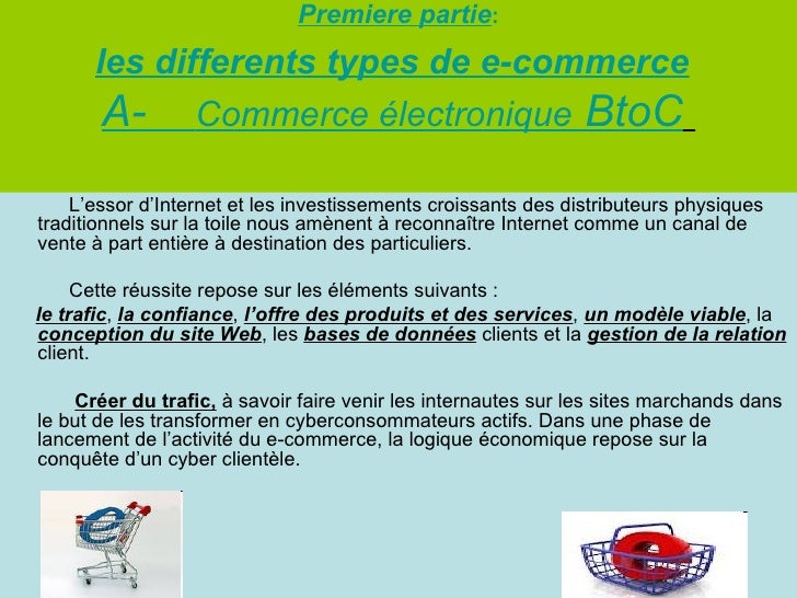 exposé de E commerce