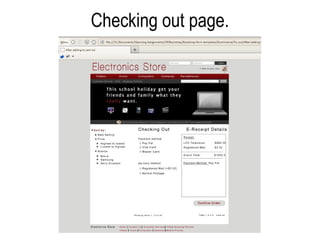 Checking out page.
 